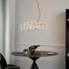 Design-Hängeleuchte Gold mit Regenbogen-Glas 8-flammig - Uvas