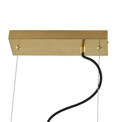 Design-Hängeleuchte Gold mit Regenbogen-Glas 8-flammig - Uvas