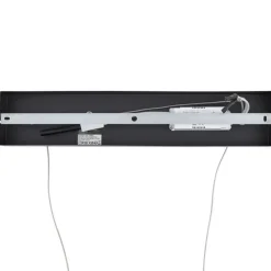 Design-Hängeleuchte H Schwarz mit Gold inkl. LED 3-Stufen-Dimmbar - Joy