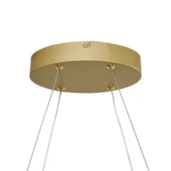 Design-Hängeleuchte Messing 120cm inkl. LED 3-Stufen-Dimmbar - Ovallo