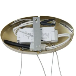 Design-Hängeleuchte Messing 120cm inkl. LED 3-Stufen-Dimmbar - Ovallo