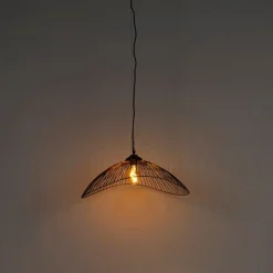 Design-Hängeleuchte Messingdraht 64cm - Pia