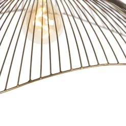 Design-Hängeleuchte Messingdraht 64cm - Pia