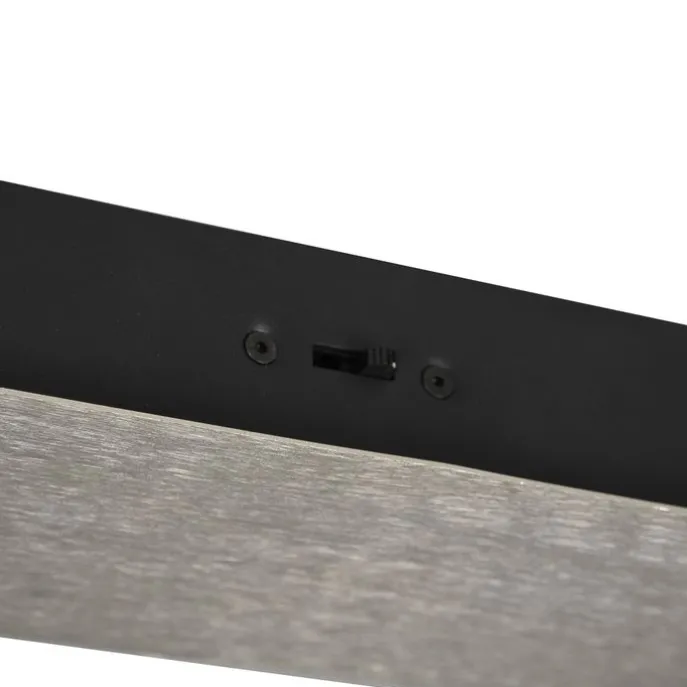 Design-Hängeleuchte schwarz mit Silber inkl. LED Dimmbar - Blaze