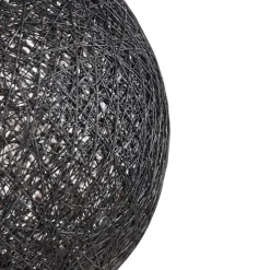 Design-Hängeleuchte schwarz Kugel 45cm - Corda