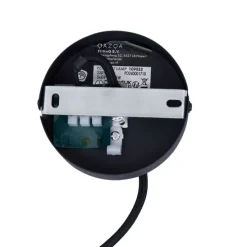 Design-Hängeleuchte schwarz mit Milchglas 5-flammig - Vertical