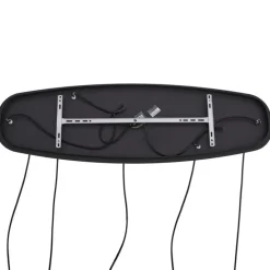 Design-Hängeleuchte schwarz mit Rauchglas 5-flammig - Gus