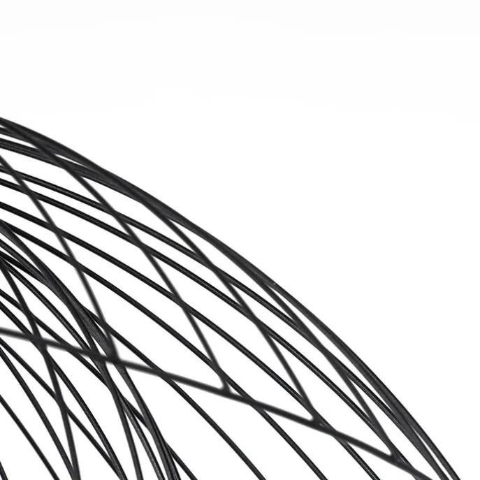 Design-Hängeleuchte schwarz mit doppeltem Schirm 66 cm - Pua