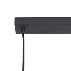 Design-Hängeleuchte schwarz rechteckig 3-flammig - Indu