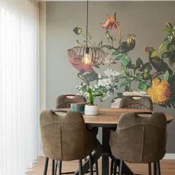 Design-Hängeleuchte Schwarz Draht 39cm - Johanna