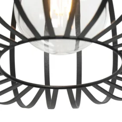 Design-Hängeleuchte Schwarz Draht 39cm - Johanna