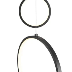 Design-Hängeleuchte schwarz 9-flammig inkl. LED 3-Stufen-Dimmbar - Vide Anella