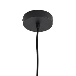 Design-Hängeleuchte schwarz mit Regenbogen-Glas 20cm - Mallon