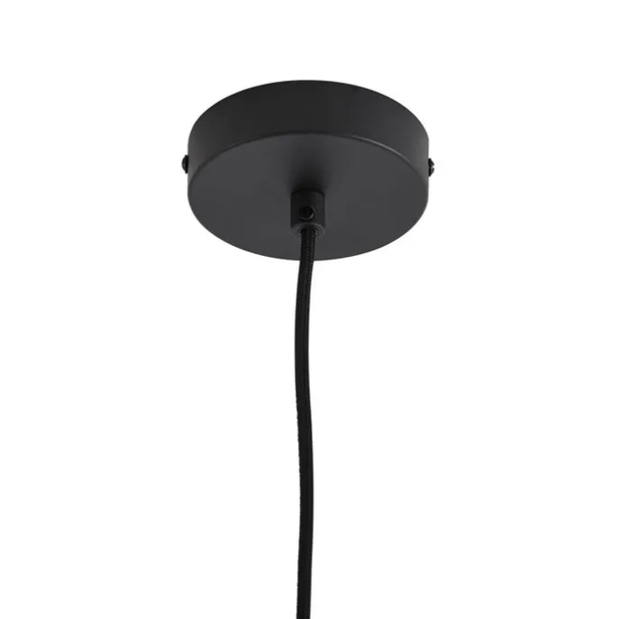 Design-Hängeleuchte schwarz mit Regenbogen-Glas 20cm - Mallon