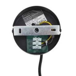 Design-Hängeleuchte schwarz mit Regenbogen-Glas 20cm - Mallon