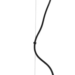 Design-Hängeleuchte schwarz mit Bernsteinglas 8-flammig - Uvas