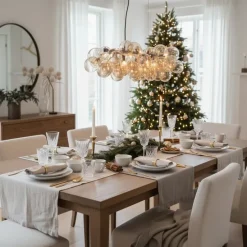 Design-Hängeleuchte schwarz mit Bernsteinglas 8-flammig - Uvas