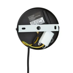 Design-Hängeleuchte schwarz mit Rauchglas - Domo