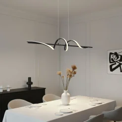 Design-Hängeleuchte schwarz 110 cm inkl. LED 3-Stufen-Dimmbar - Wokkel