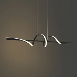 Design-Hängeleuchte schwarz 110 cm inkl. LED 3-Stufen-Dimmbar - Wokkel