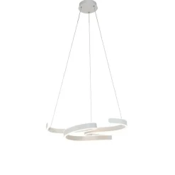 Design-Hängeleuchte Weiß inkl. LED 3-Stufen-Dimmbar - Frank