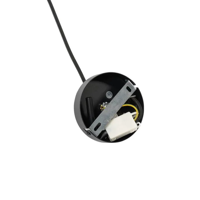 Design-Hängeleuchte Weiße Seide 50 cm - Plu