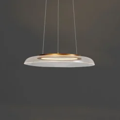 Design-Pendelleuchte Gold und Transparent 3-Stufen-Dimmbar - Scacrylic