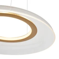 Design-Pendelleuchte Gold und Transparent 3-Stufen-Dimmbar - Scacrylic