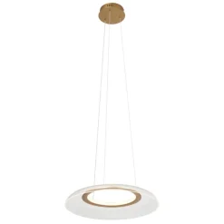 Design-Pendelleuchte Gold und Transparent 3-Stufen-Dimmbar - Scacrylic