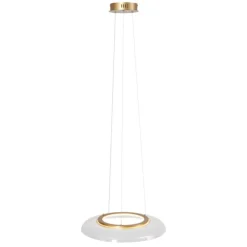 Design-Pendelleuchte Gold und Transparent 3-Stufen-Dimmbar - Scacrylic