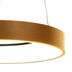 Design-Pendelleuchte Gold inkl. dimmbarer LED - Ringlede