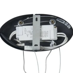 Design-Pendelleuchte Schwarz Oval 120cm inkl. LED 3-Stufen-Dimmbar - Ovallo