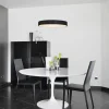 Design-Pendelleuchte Schwarz inkl. dimmbarer LED - Ringlede