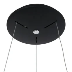 Design-Pendelleuchte Schwarz inkl. dimmbarer LED - Ringlede