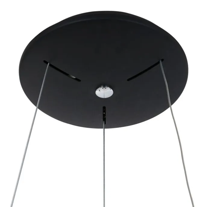 Design-Pendelleuchte Schwarz inkl. dimmbarer LED - Ringlede