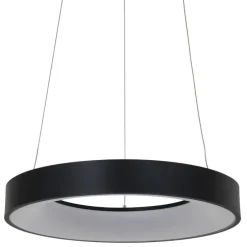 Design-Pendelleuchte Schwarz inkl. dimmbarer LED - Ringlede