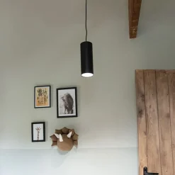 Design-Pendelleuchte schwarz GU10 50mm - Tubo