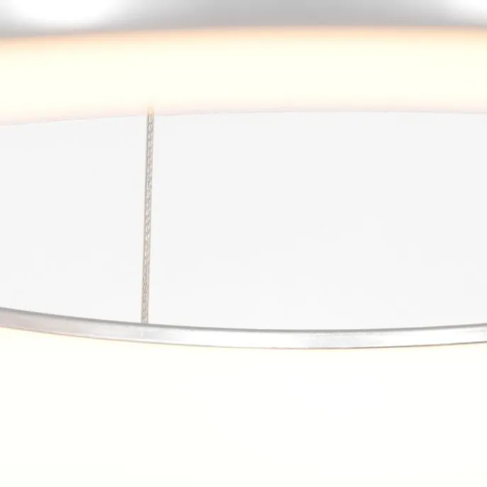 Design-Pendelleuchte Silber inkl. dimmbarer LED - Ringlede