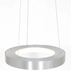 Design-Pendelleuchte Silber inkl. dimmbarer LED - Ringlede