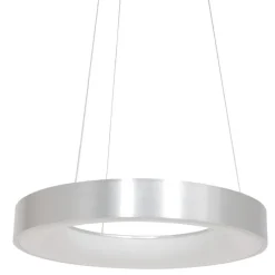 Design-Pendelleuchte Silber inkl. dimmbarer LED - Ringlede