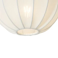 Design-Pendelleuchte weiß Seide 30 cm 3-Licht - Plu