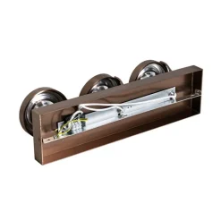 Design-Spot dunkelbronze verstellbar 3-flammig - Go