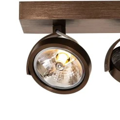 Design-Spot dunkelbronze verstellbar 3-flammig - Go
