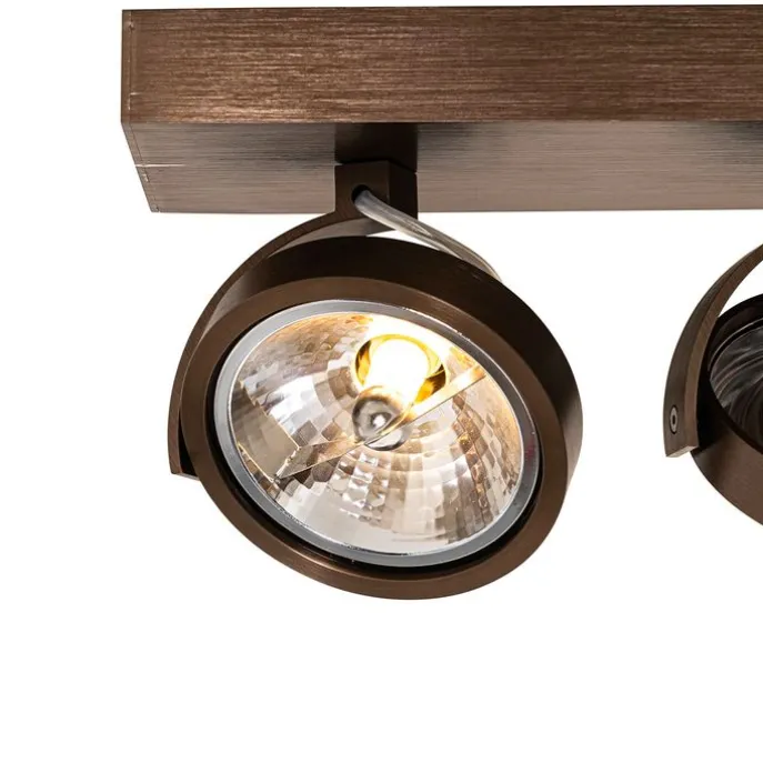 Design-Spot dunkelbronze verstellbar 3-flammig - Go