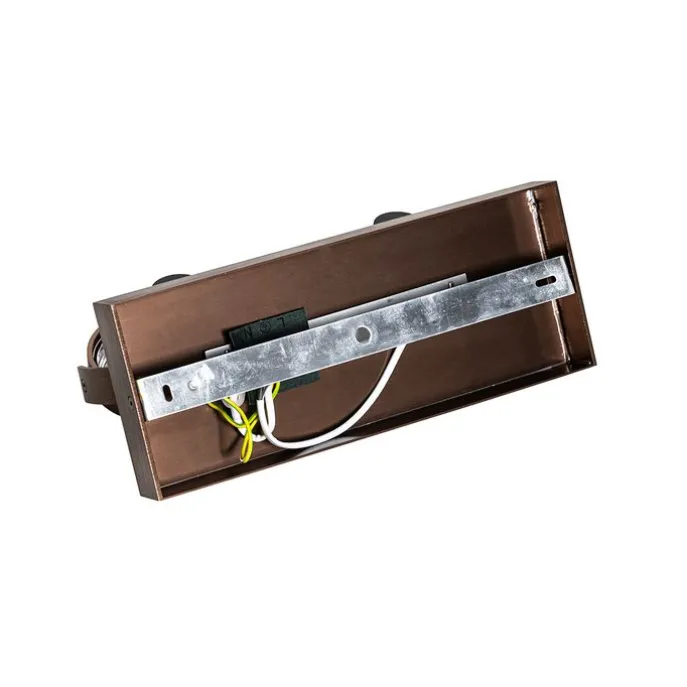 Design-Spot dunkelbronze verstellbar 2-flammig - Go