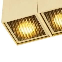 Design-Spot Gold 2-flammig - Qubo Honey