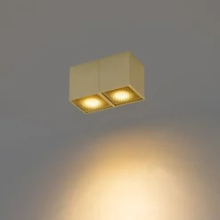 Design-Spot Gold 2-flammig - Qubo Honey