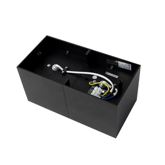 Designspot rechteckig 2-flammig schwarz inkl. 2 x G9 - Box