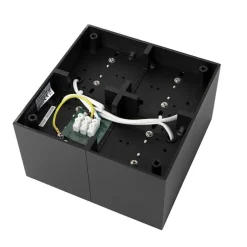 Designspot schwarz 4-flammig - Qubo Honey