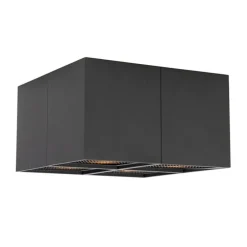 Designspot schwarz 4-flammig - Qubo Honey